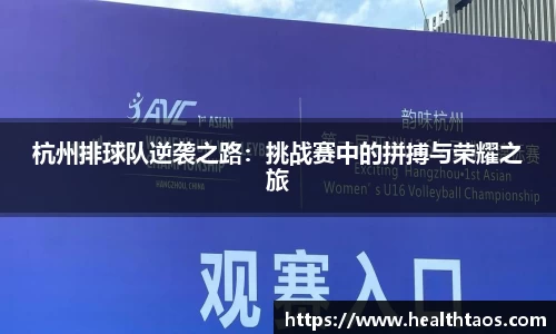 杭州排球队逆袭之路：挑战赛中的拼搏与荣耀之旅